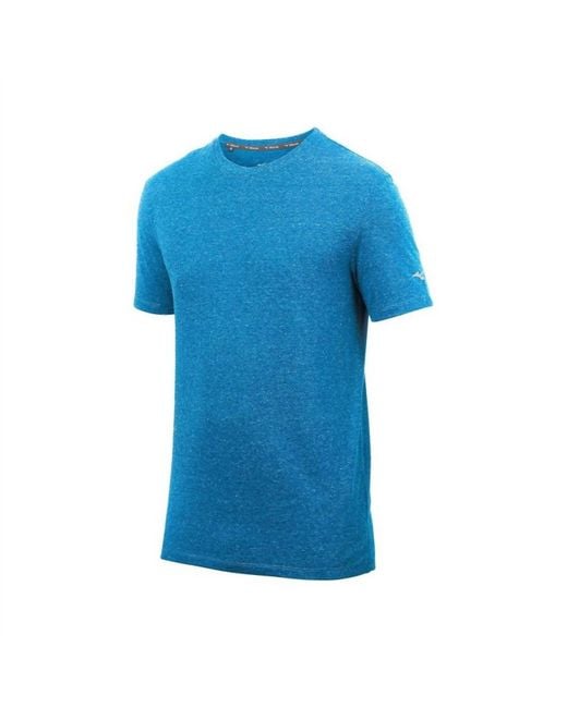 Mizuno Blue Standard Infinity Tee for men