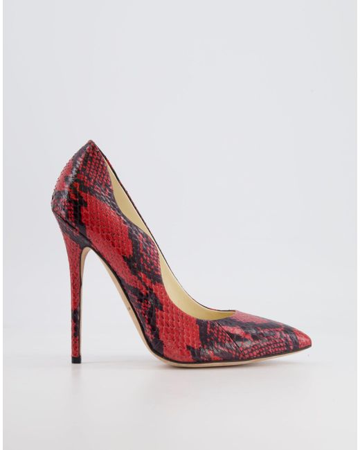 Brian Atwood Pink And Snakeskin Pumps