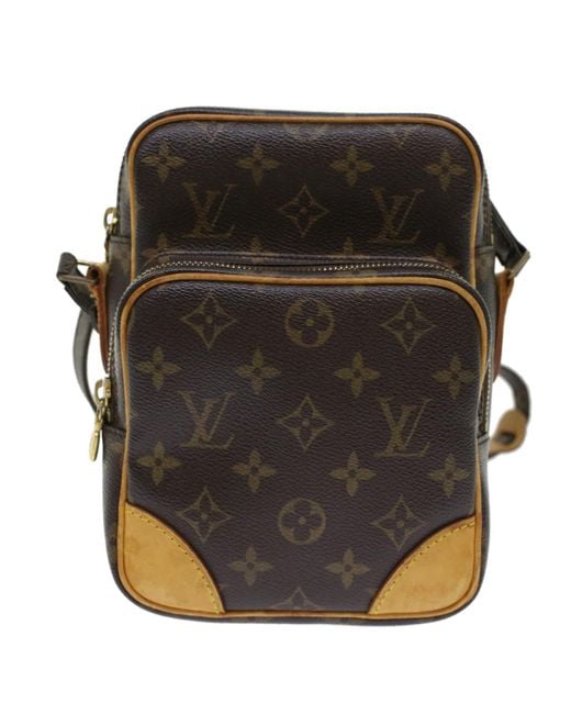 Louis Vuitton Amazon Canvas Shoulder Bag (pre-owned) in Black | Lyst