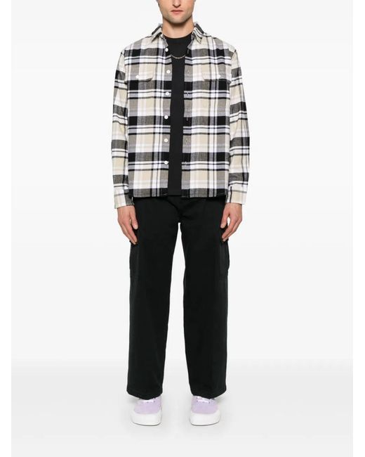 Obey Multicolor Hardwork Dillon Woven Shirt for men