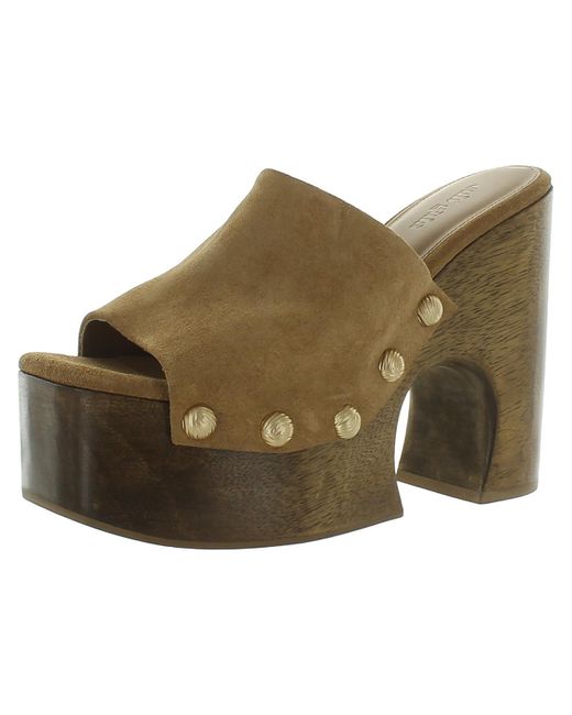 Cult Gaia Brown Leather Platform Sandals