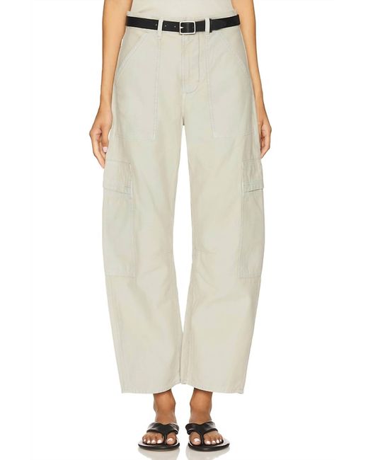 Citizens of Humanity White Marcelle Cargo Pant