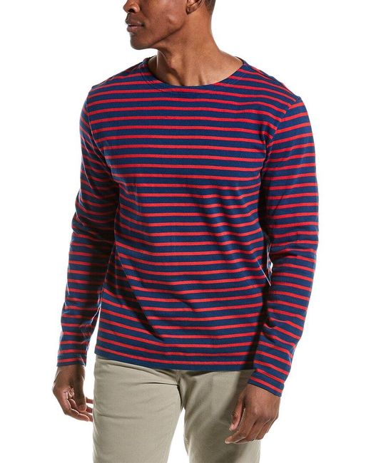 Alex Mill Purple Deck Stripe T-shirt for men