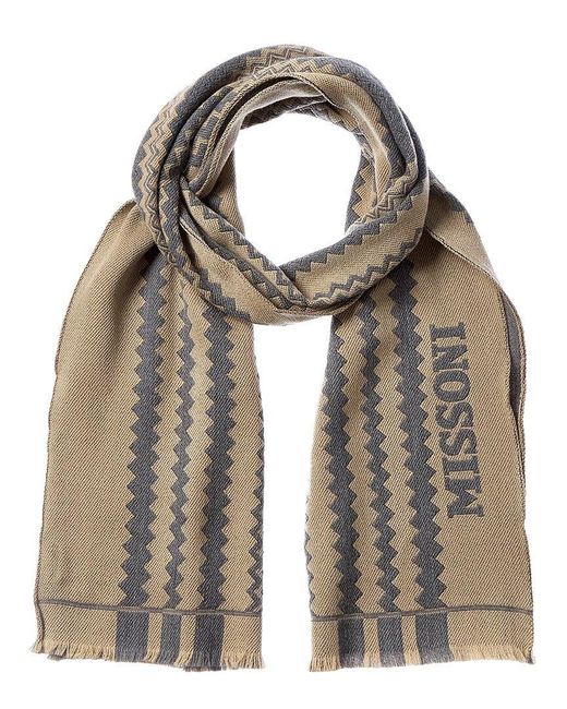 Missoni Natural Wool Scarf