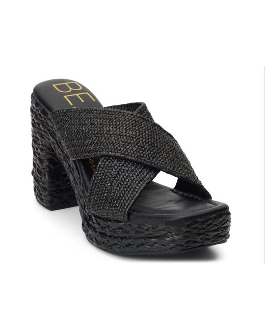 Matisse Black Caravan Platform Heels