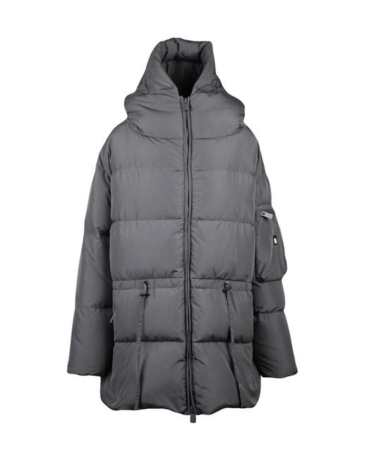 Bacon Gray Polyester Cloud 78 Down Jacket