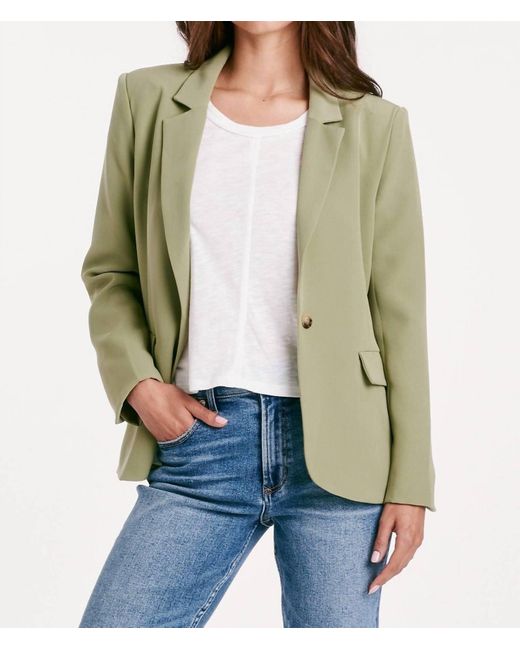 Another Love Green Berkley Blazer Jacket