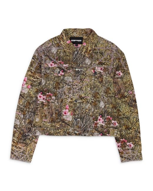 Sp5der Green Camo Real Tree Field Jacket for men
