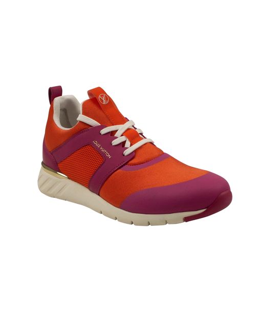 Louis Vuitton Red Aftergame Technical Sneakers