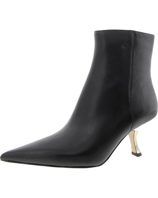 MICHAEL Michael Kors Black 40F4Lue5L Solid Leather Booties