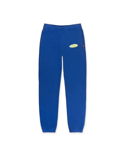 Off-White c/o Virgil Abloh Blue Split Logo Slim/ Sweatpants for men