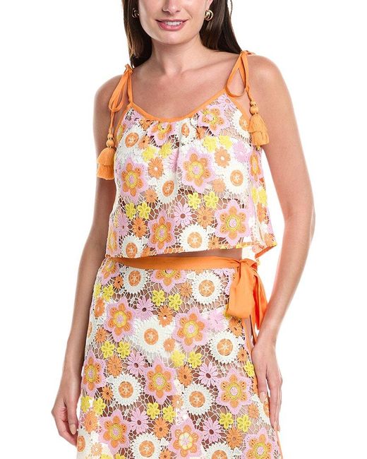 Ramy Brook Orange Katie Cover-Up