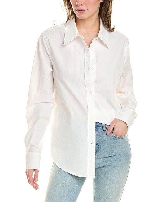 Solid & Striped White The Lauren Shirt