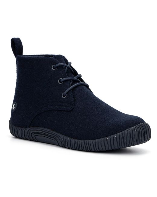 Hybrid Green Label Blue Genesis Lace-up Wool Casual And Fashion Sneakers for men