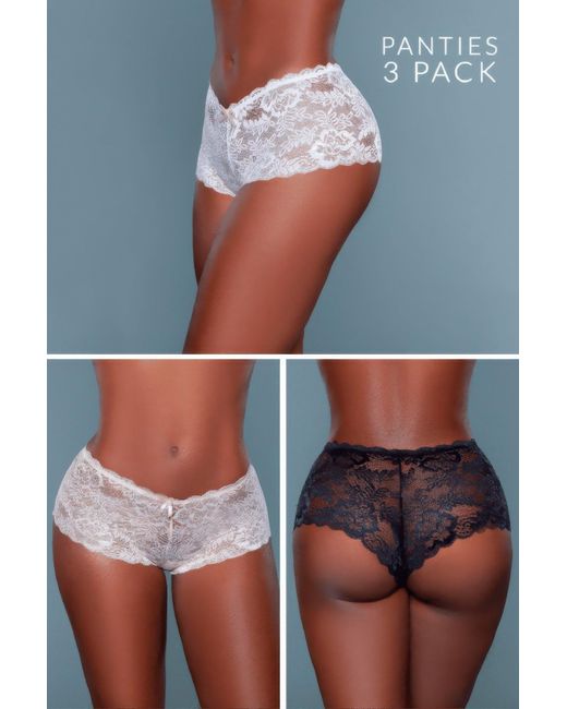 TRUEDAMES Blue Hayden Boyshort 3 Pack