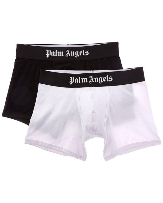 Palm Angels White 2Pk Boxer for men
