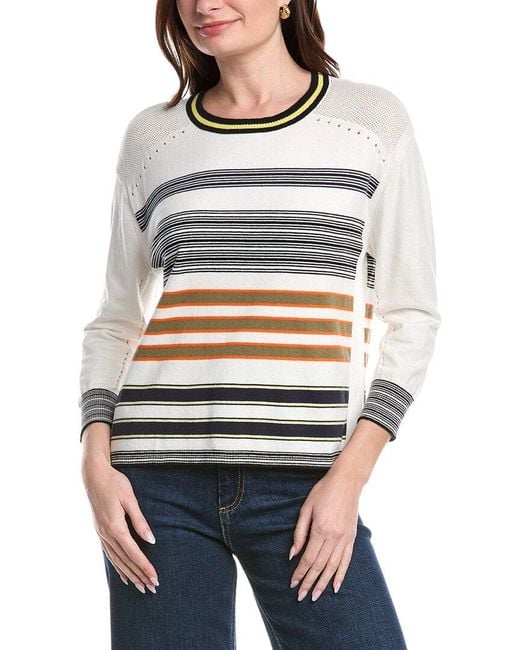 Cabi Gray Parasol Pullover