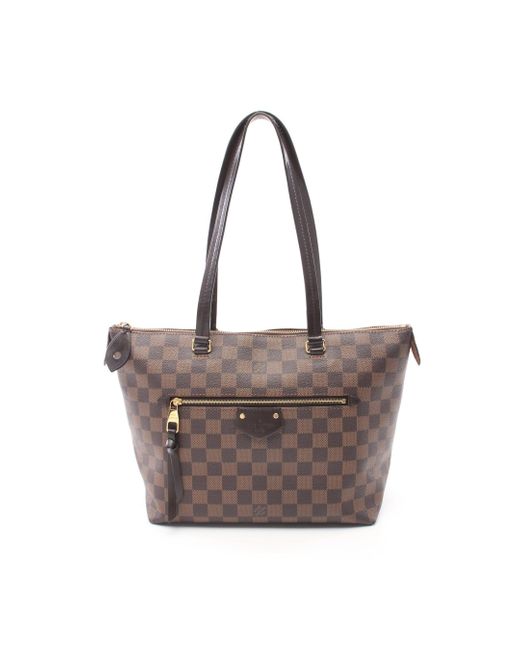 Louis Vuitton Gray Jena Pm Damier Ebene Shoulder Bag Tote Bag Pvc Leather