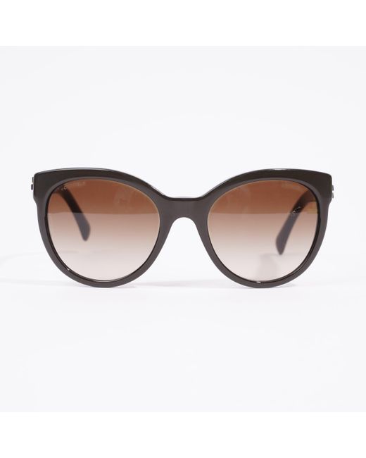 Chanel Brown Cc Sunglasses Acetate 54mm 20mm