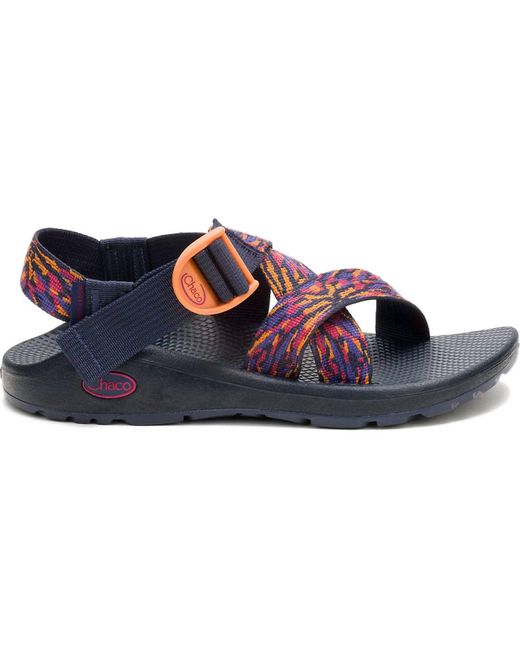Chaco Blue Mega Z/Cloud Wide-Strap Cushioned Sandal