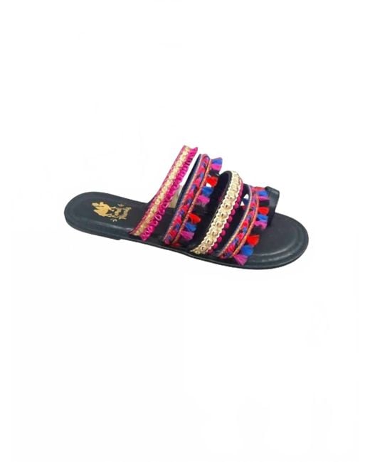 Camel Threads Red Boho Camel Sandals