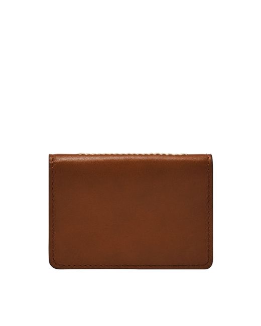 Fossil Brown Westover Snap Bifold for men