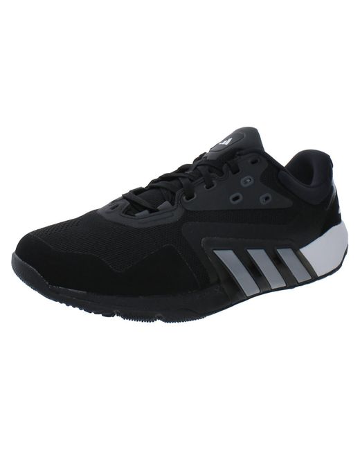 Adidas Black Dropset Trainer Fitness Workout Running & Training Shoes