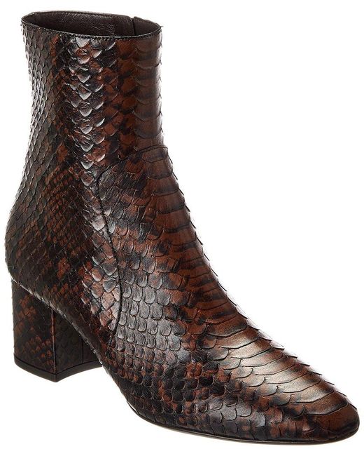 Michael Kors Brown Collection Gloria Runway Leather Bootie