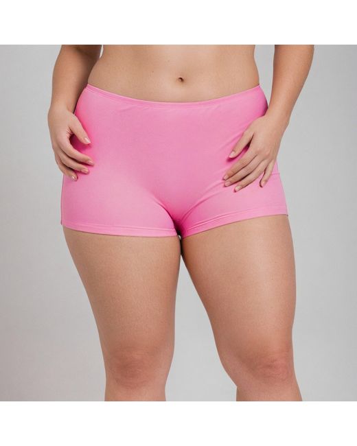 Calypsa Pink Plus Boyshorts