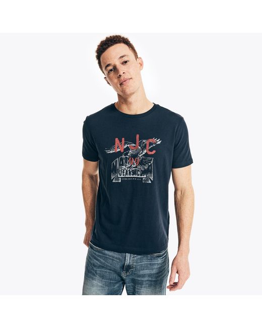 Nautica Denim Jeans Co. Eagle Graphic T 