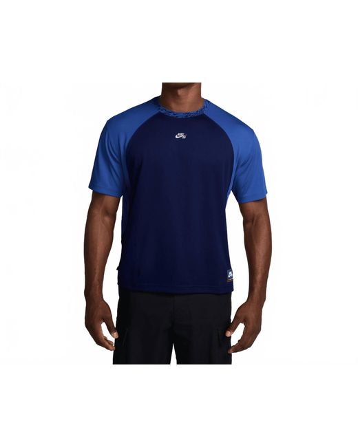 Nike Blue Sb Dri-Fit Knit Jersey for men