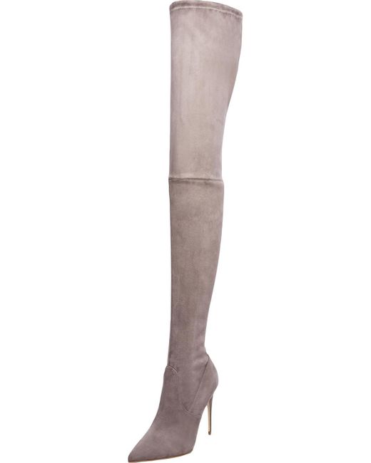 Steve Madden Dominique Thigh High Thigh High Boots in Gray Lyst