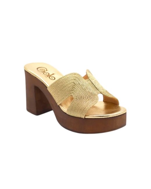Golo Brown Lucky Heel