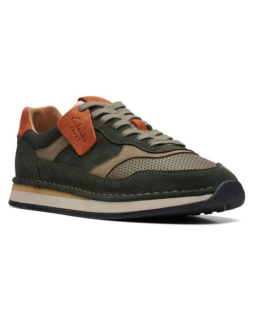Clarks Multicolor Craftrun Tor Suede Lace-up Casual And Fashion Sneakers for men