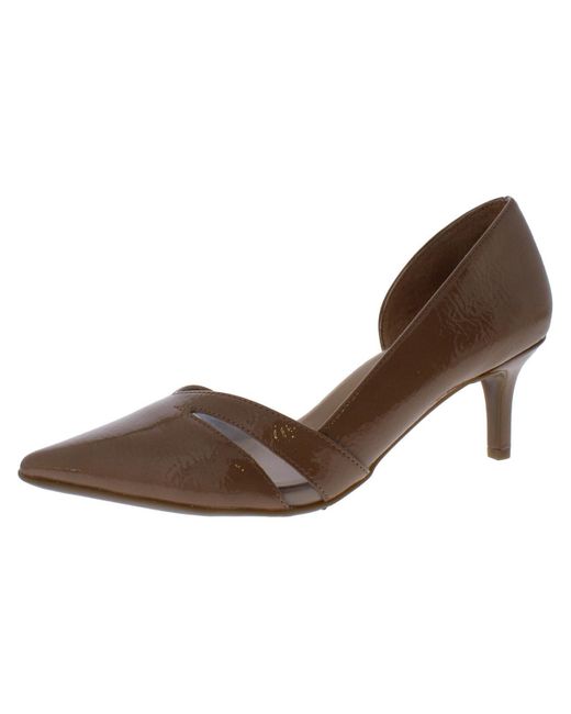 Naturalizer Brown Addie Cushioned Footbed Pointed Toe Pumps