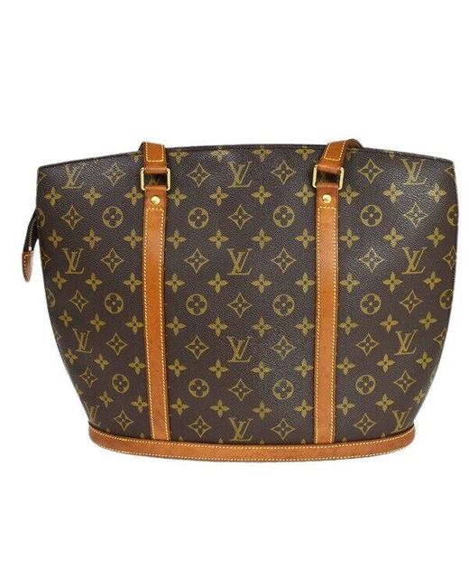Pre-owned Louis Vuitton Fabric Handbag In Brown