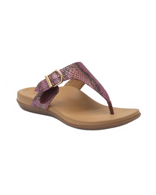 Aetrex Brown Rita Sandal