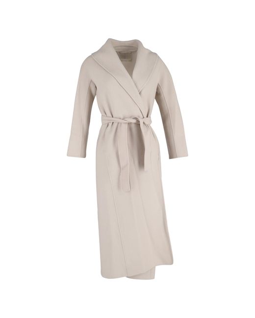 Max Mara Natural Belted Wrap Coat