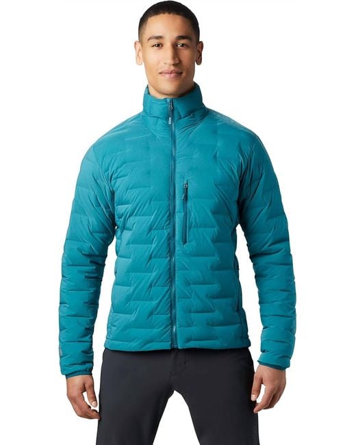 Mountain Hardwear Blue Super Ds Jacket for men