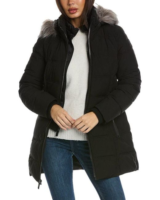 Nautica top black coat