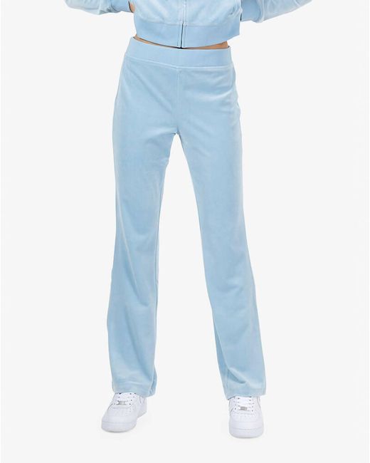 Juicy Couture Blue Frosted Velour joggers