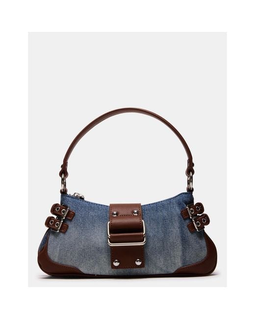 Steve Madden Blue Nico Bag Denim Fabric