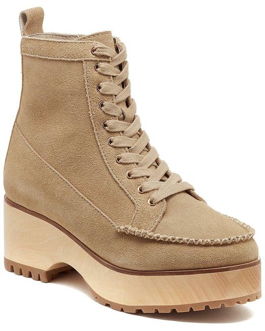 Kelsi Dagger Brooklyn Natural Whip Suede Boots
