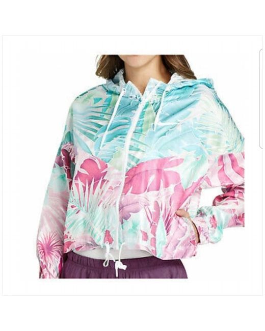 Nike Green Windrunner Cropped Jacket
