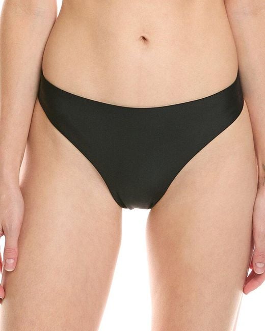MILLY Black Margot Bikini Bottom