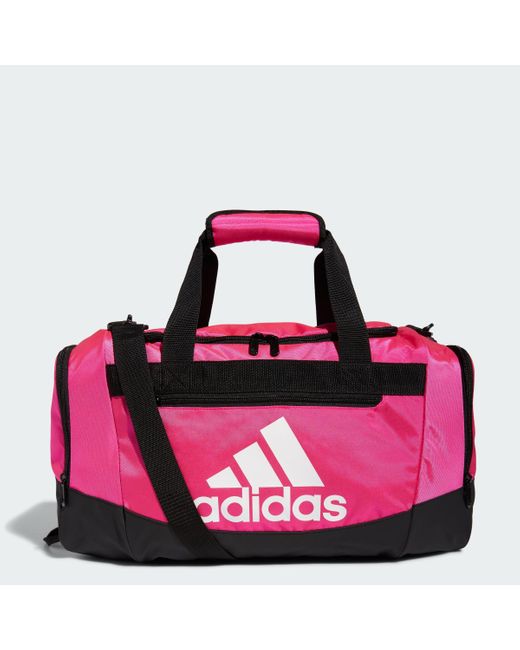 Adidas Pink Defender Duffel Bag Small for men