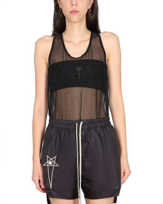Champion x Rick Owens Black Basketball Undershirt