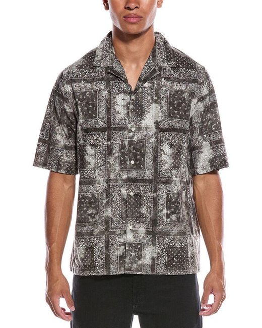 Officine Generale Gray Officine Generale Eren Shirt for men