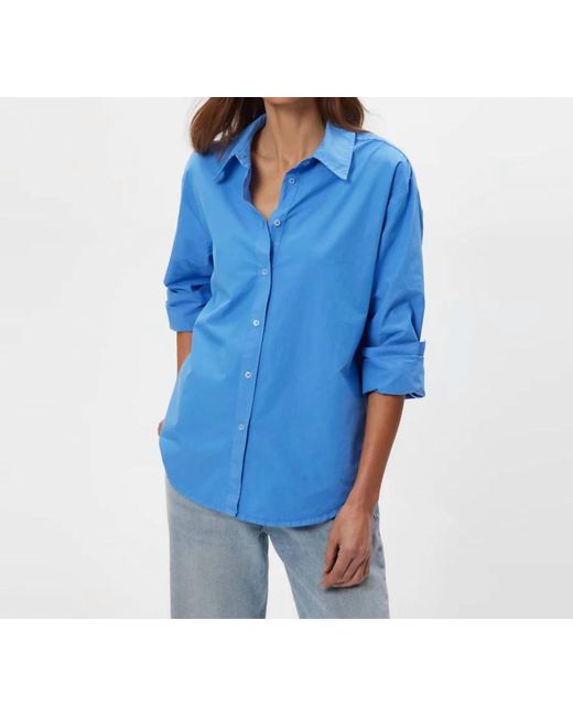 Michael Stars Blue Carson Button Down Shirt
