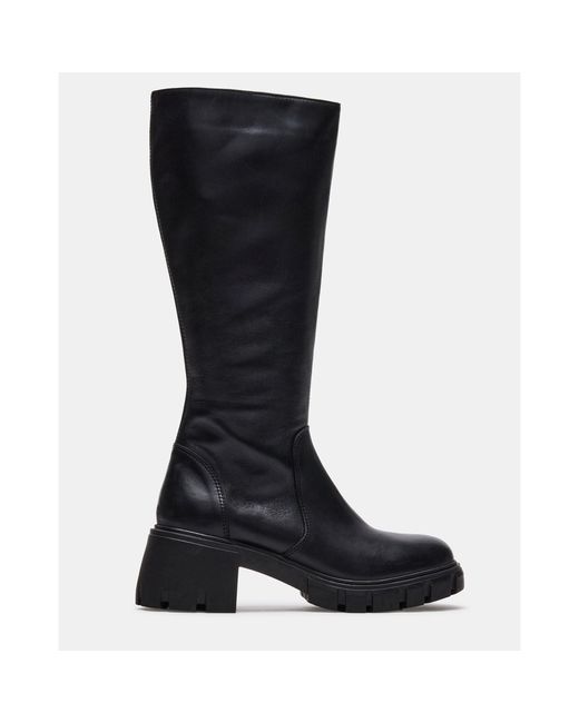 Steve Madden Black Harth Leather